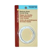 Portfolio Lamp Check Ring White Brass 1-Pack