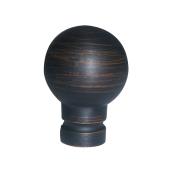 Portfolio 1.25-in L x 0.75-in Dia - Transitional Style - Steel Lamp Finial