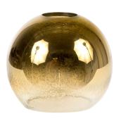 Litex Bathroom Vanity Smoked Gold Seeded Light Shade 5-in