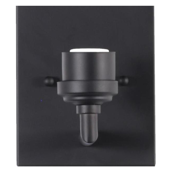 Portfolio Vanity 1-Light Wall Fixture - Matte Black