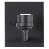 Portfolio Vanity 1-Light Wall Fixture - Matte Black