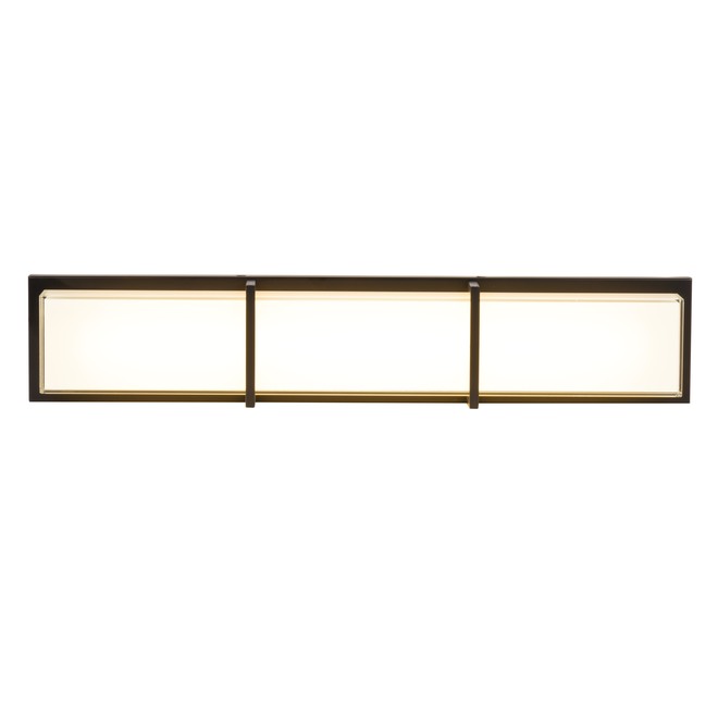 allen + roth Brighton 3-Light Bronze Modern and Contemporary LED Vanity Light