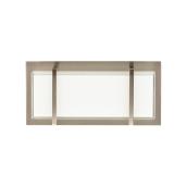 Allen + Roth Brighton 2-Light Brushed Nickel Contemporary LED Vanity Light