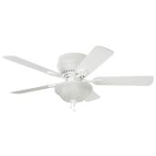 Harbor Breeze Mayfield 44-in White Ceiling Fan with LED Lights (5-Blade)