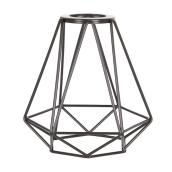 Style Selections 6-in H 6-in W Bronze Wire Industrial Geometric Vanity Light Shade