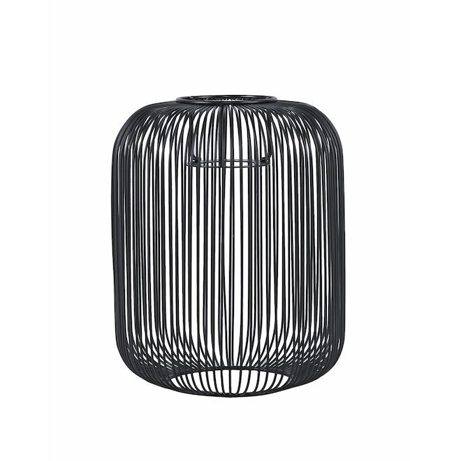 Portfolio Black Caged Cylinder Shade