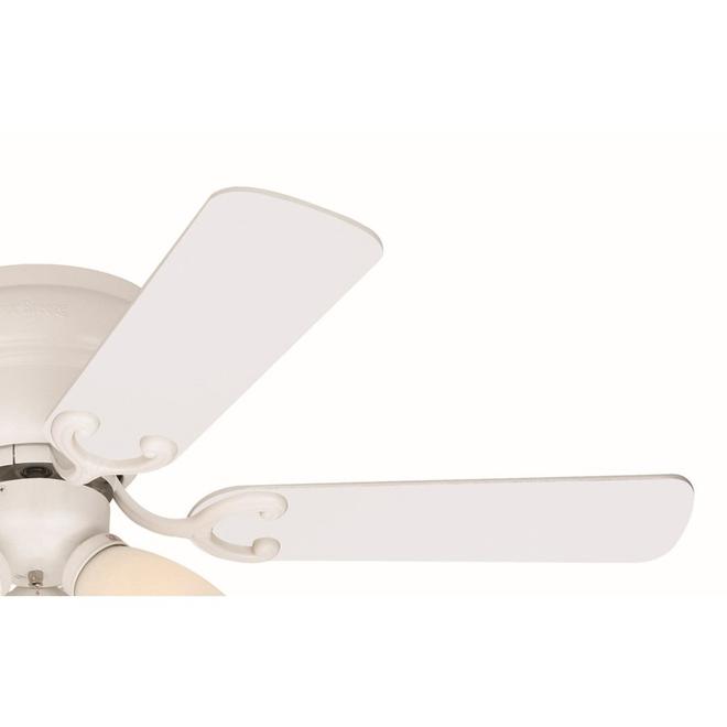 Ventilateur de plafond Chesire II par Harbor Breeze 42 po blanc avec éclairage, 5 pales