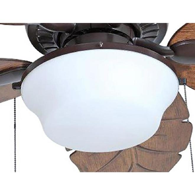 Ventilateur de plafond Waveport de Harbor Breeze 52 po bronze DEL int./ext, 5 pales