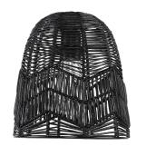 Portfolio Mix and Match black Rattan Pendant Shade