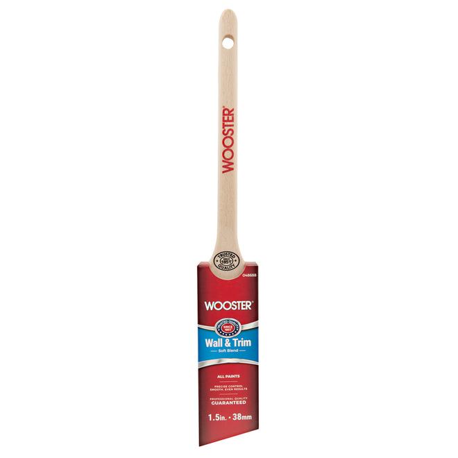 Wooster 1.5-in Polyester Thin Angle Sash Paint Brush