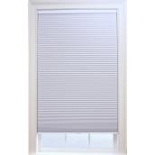 Store alvéolé obscurcissant sans cordon, 30po x 64po, blanc