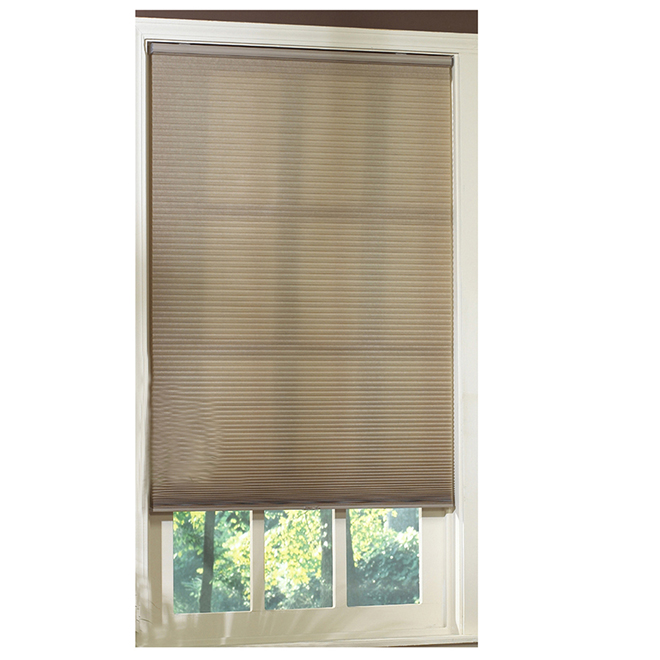 Cordless Light-Filtering Cellular Shade - 23-in x 72-in - Linen