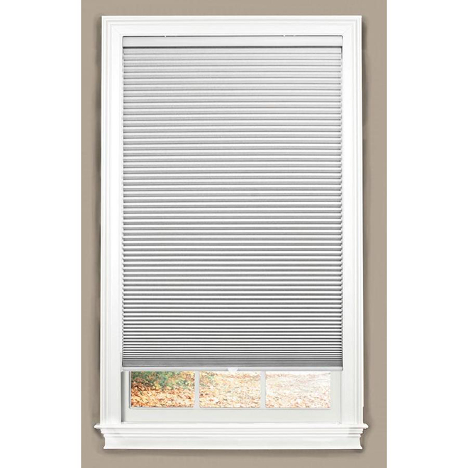 Allen + Roth Cordless Cellular Shade - 72-in x 48-in - White 94797 | RONA