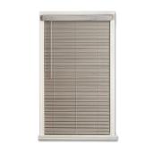 Store horizontal sans corde, similibois, 2" x 48" x 48", gris