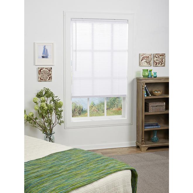 Project Source 27 x 64 Cordless 1-in Light Filtering Blind White
