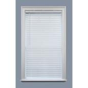 Project Source 2-in Privacy Blind 30-in x 64-in White