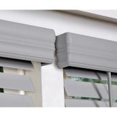 Allen + Roth 4-Piece Grey Vinyl Valance Returns