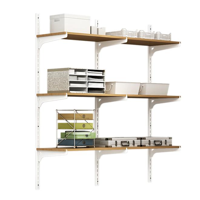 Style Selections 8-in White Single Track Bracket