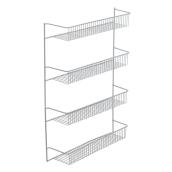 LANDON&CO 18.7-in W x 25-in H White Coated Wire Shelf