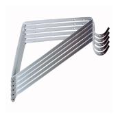 Style Selections 12.8-in White Shelf and Rod Brackets - 5-Pack