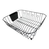 Landon & Co Black Steel Dish Rack of 13.78 x 17.52-in