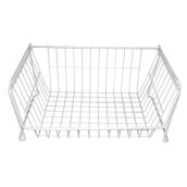 Landon & Co Stackable Wire Basket in White Steel