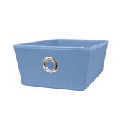 Style Selections Small Blue Fabric Storage Bin