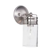 allen + roth Vallymede 5-in W 1-Light Brushed Nickel Farmhouse Vanity Light