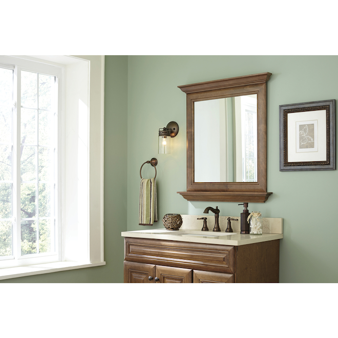 Bronze farmhouse store vanity light