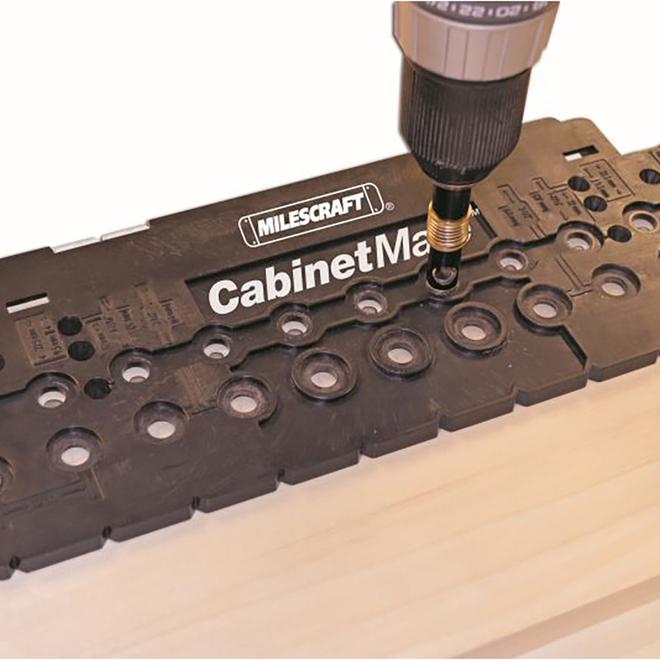 Milescraft Self-Centering Custom Spring-Loaded Brad Point Drill Bit - 1/4-in