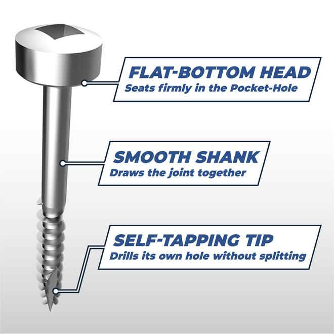 Kreg hd pocket on sale hole screws