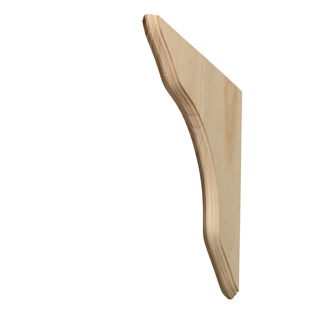 Metrie 9 x 11-In Shelf Pre-drilled Wood Bracket