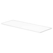 Tablette murale en verre blanc DOLLE 24 po l. x 0,625 po h. x 8 po p.