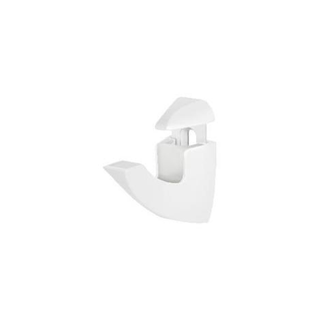 DOLLE Scoop White Decorative Shelf Bracket - 2-Pack