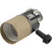 SERVALITE 75-Watt Black Hardwired Lamp Socket