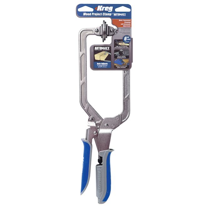 Kreg 6-in Wood Handscrew Clamp with Automaxx Technology