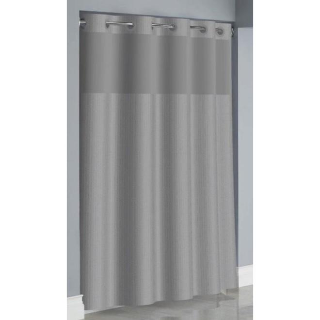 Hookless Shower Curtain Grey RBH34MY051 RONA