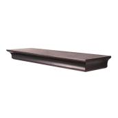 allen + roth 42-in W x 2.75-in H x 7-in D Wall Mounted Cocoa Ledge Shelf