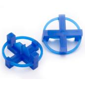 TAVY 100-Pack 1-in x 3/16-in Blue Plastic Tile Spacer