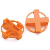 TAVY 100-Pac 1-in W x 1-in L 1/4-in Orange Plastic Tile Spacer