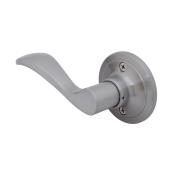 Gatehouse Wave Left Hand Dummy Door Handle - Satin Nickel