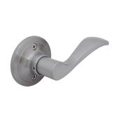 Gatehouse Wave Right Hand Dummy Door Handle - Satin Nickel