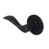 Gatehouse Wave Left Hand Dummy Door Handle - Aged Bronze