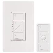 Lutron Caseta Wireless Smart Lighting Dimmer Switch with Remote in White
