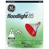 Ampoule incandescente extérieure de type PAR38, 85 W, rouge