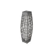 allen + roth Savona Solar Lantern - LED - 30.7-in - Grey