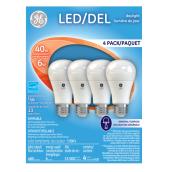 Ampoule DEL A19, 6 W, variable, lumière du jour, 4/pqt
