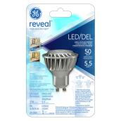 Ampoule MR16 GU10, DEL, intensité variable, 5,5 W, blanc doux