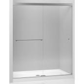 KOHLER 56.625-in to 59.625-in W x 70-in H Revel Frameless Colour Sliding Shower Door