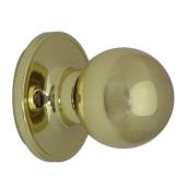 Gatehouse Ball Dummy Door Knob (Polished Brass)